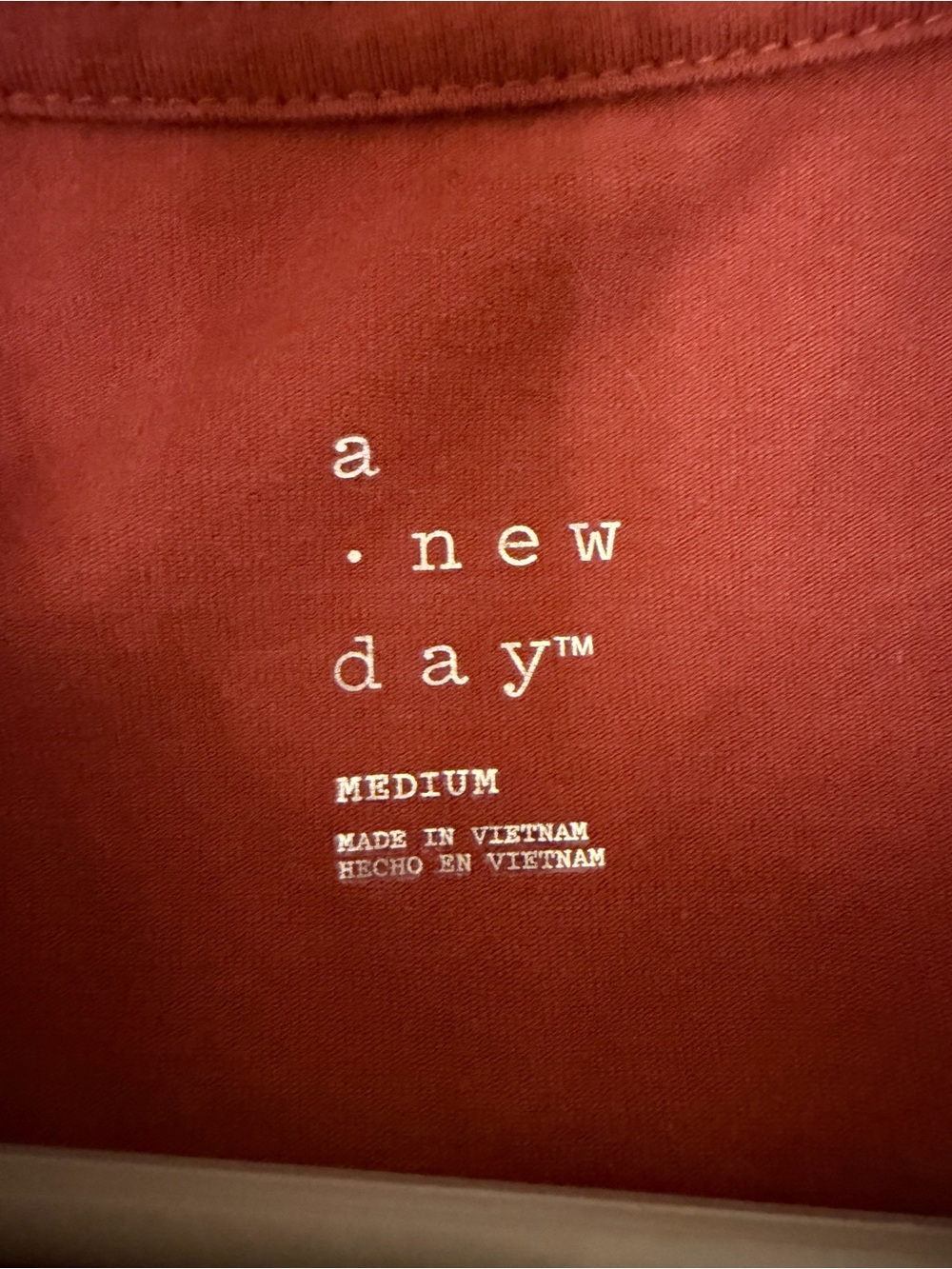a new day Deep Rust Crewneck Tee - Picture 2 of 4